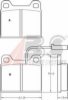 ALFA 60760090 Brake Pad Set, disc brake